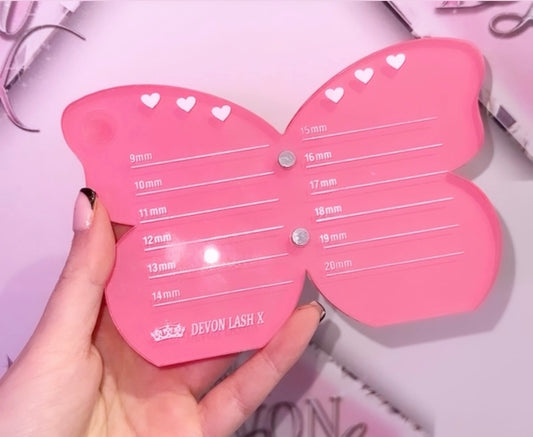 Butterfly lash tile