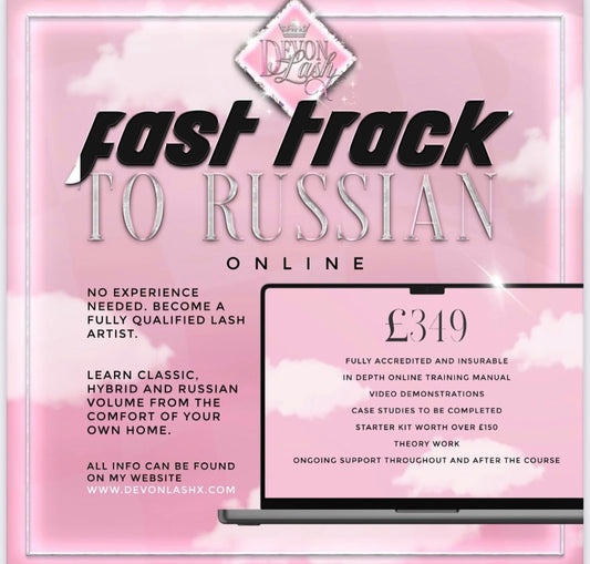 Course bundle (fast track to russian and lash lift)