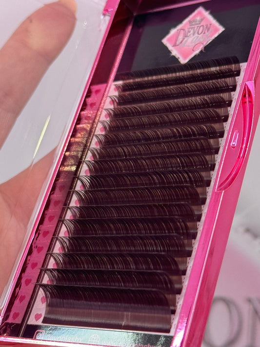 Brown lashes 0.05 mixed boxes