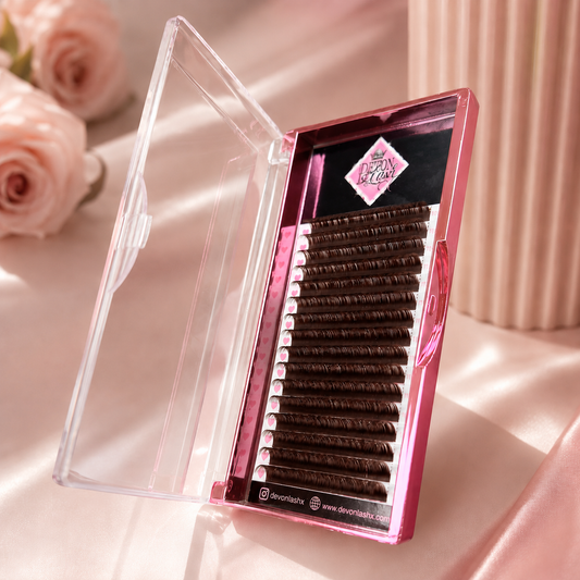 Brown lashes 0.05 mixed boxes