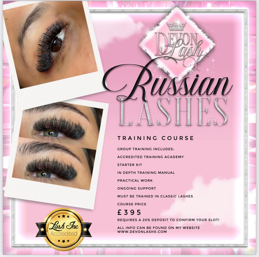 Russian volume lash course