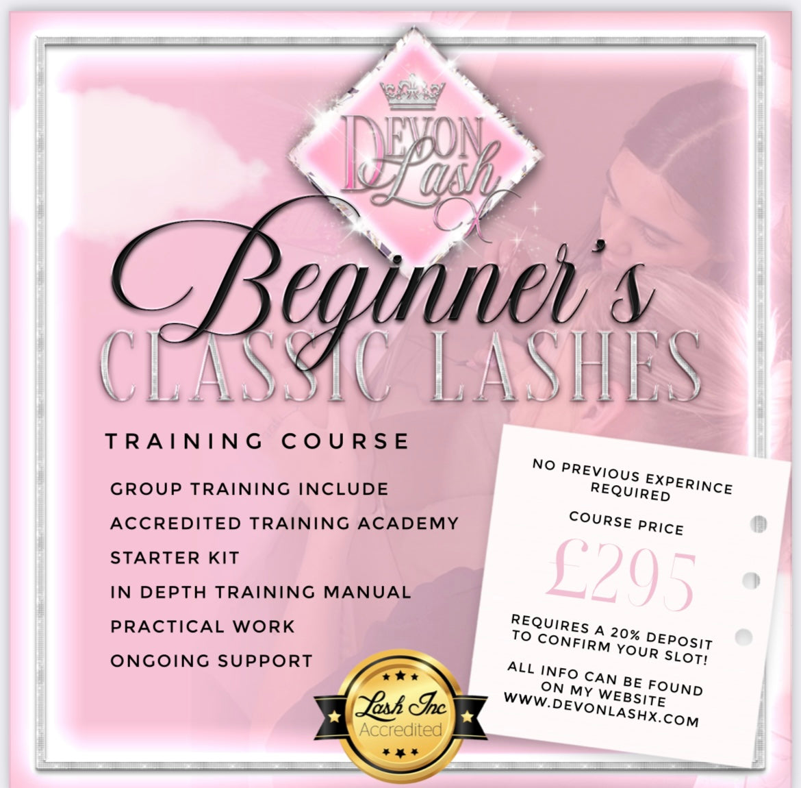 Beginners Classic lash course