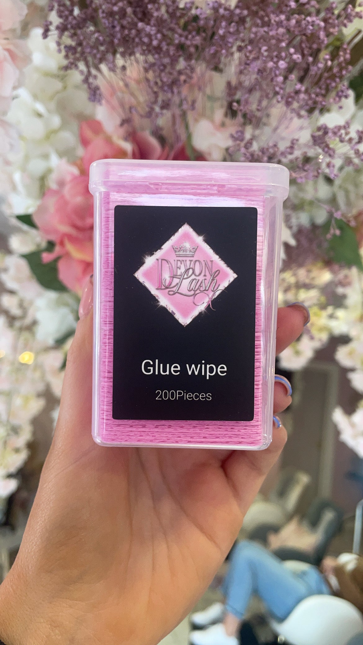 Glue wipes