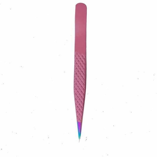 Pink straight isolation tweezer